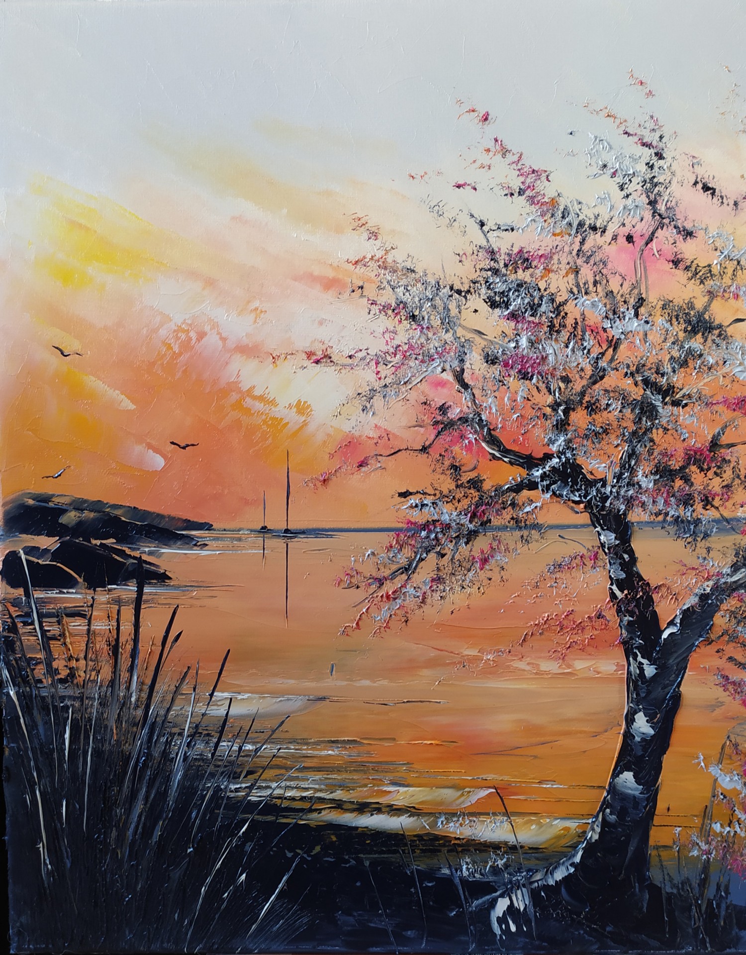 Coucher de soleil sur la mer - 150 €