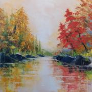 Lac en Automne - 150 €